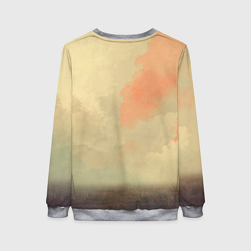 Женский свитшот Сталкер одиночка / 3D-Меланж – фото 2