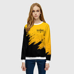 Свитшот женский LITTLE NIGHTMARES БРЫЗГИ, цвет: 3D-белый — фото 2