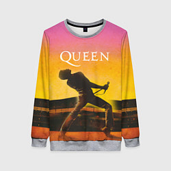 Свитшот женский Queen Freddie Mercury Z, цвет: 3D-меланж