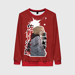 Свитшот женский Tokyo Revengers anime, цвет: 3D-красный