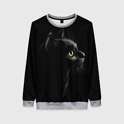 Женский свитшот Черный кот