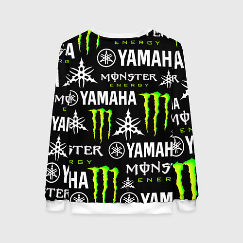 Женский свитшот YAMAHA X MONSTER SPORT / 3D-Белый – фото 2