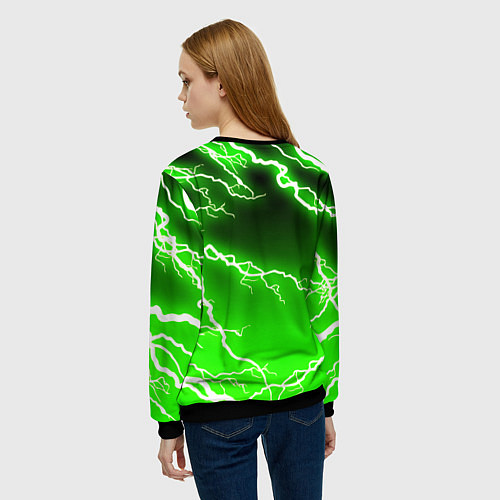 Женский свитшот YAMAHA X MONSTER SPORT / 3D-Черный – фото 4