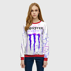 Свитшот женский MONSTER ENERGY МОНСТЕР, цвет: 3D-красный — фото 2