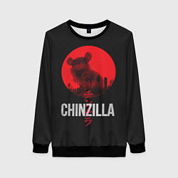 Женский свитшот Chinzilla red