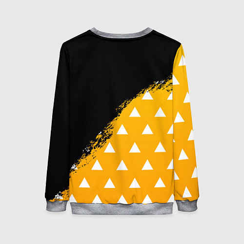 Женский свитшот КОСТЮМ ЗЕНИЦУ ZENITSU KNY / 3D-Меланж – фото 2