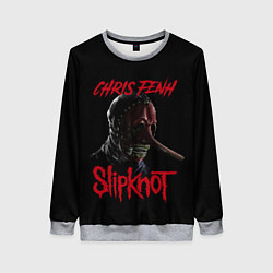 Свитшот женский CHRIS FENH SLIPKNOT СЛИПКНОТ Z, цвет: 3D-меланж