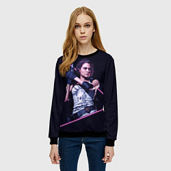 Свитшот женский RE3 Jill, цвет: 3D-черный — фото 2