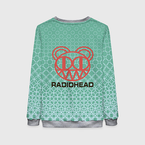 Женский свитшот Radiohead Радиохед Logo спина Z / 3D-Меланж – фото 2