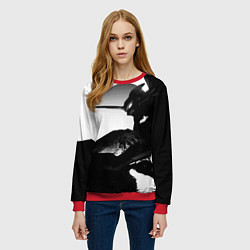 Свитшот женский ЗАКАТ ЕВАНГЕЛИОН, цвет: 3D-красный — фото 2