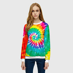 Свитшот женский Тай Дай, цвет: 3D-белый — фото 2