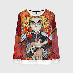 Женский свитшот Ренгоку Клинок демонов