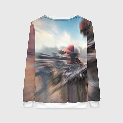 Женский свитшот Королевская битва ПУБГ Z / 3D-Белый – фото 2