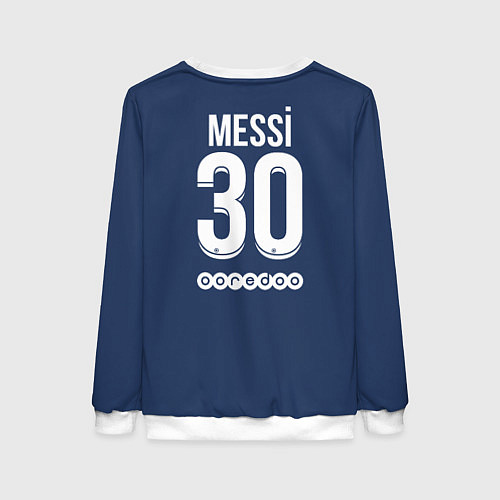 Женский свитшот Messi PSG Football / 3D-Белый – фото 2