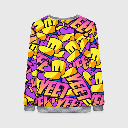 Женский свитшот ROBLOX РОБЛОКС YEET / 3D-Меланж – фото 2