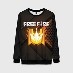 Свитшот женский FREE FIRE GRAND MASTER, цвет: 3D-черный
