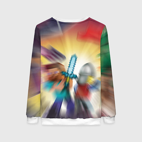 Женский свитшот MINECRAFT МАЙНКРАФТ Z / 3D-Белый – фото 2