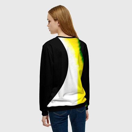 Женский свитшот Кукрыниксы - Фаворит Солнца / 3D-Черный – фото 4