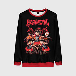 Женский свитшот Метал малышки в деле