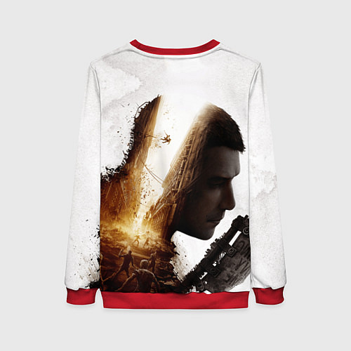 Женский свитшот Dying Light 2 Original / 3D-Красный – фото 2