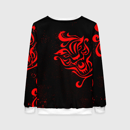 Женский свитшот КАЗУТОРА ХАНЕМИЯ ВАЛЬХАЛЛА / 3D-Белый – фото 2