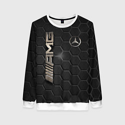 Свитшот женский MERCEDES LOGO BRONZE, цвет: 3D-белый