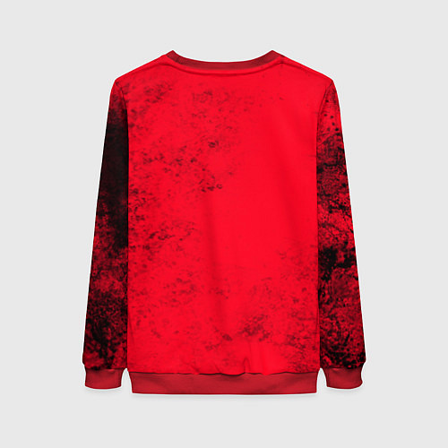 Женский свитшот ШЕСТЕРНЯ GEARS OF WAR Z / 3D-Красный – фото 2