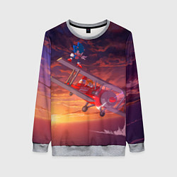 Свитшот женский AMY ROSE SONIC СОНИК Z, цвет: 3D-меланж