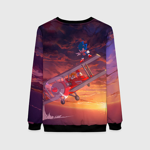 Женский свитшот AMY ROSE SONIC СОНИК Z / 3D-Черный – фото 2