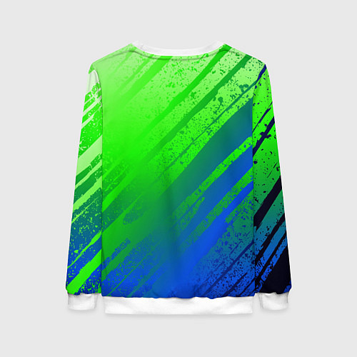 Женский свитшот Динозаврик футболист / 3D-Белый – фото 2