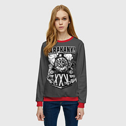 Свитшот женский TARAKANY! ALIVE & KICKING XXV, цвет: 3D-красный — фото 2