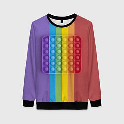 Женский свитшот ПОП ИТ ПОЛОСЫ