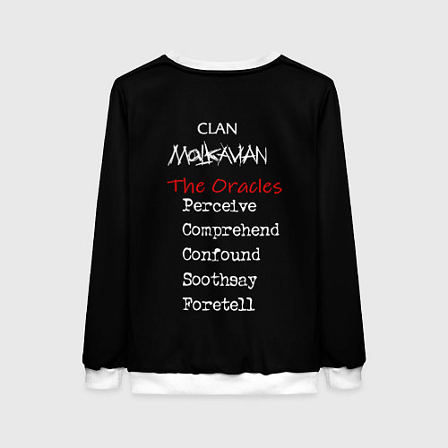 Женский свитшот Малкавиан / 3D-Белый – фото 2