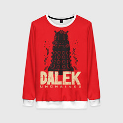Свитшот женский Dalek, цвет: 3D-белый