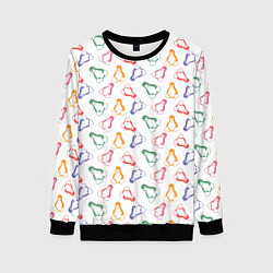 Женский свитшот Linux Ядро Пингвин