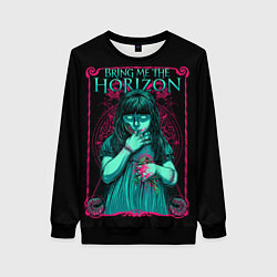 Свитшот женский Bring Me the Horizon, цвет: 3D-черный