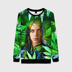 Свитшот женский BILLIE EILISH БИЛЛИ АЙЛИШ Z, цвет: 3D-черный
