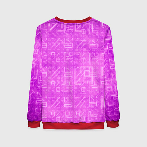 Женский свитшот FORTNITE PINK ФОРТНАЙТ / 3D-Красный – фото 2
