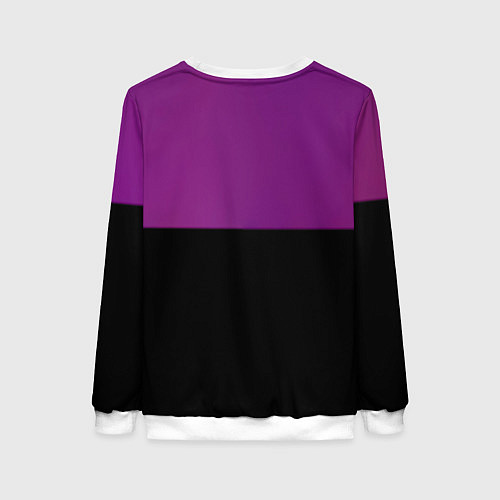 Женский свитшот Shades of Deep Purple / 3D-Белый – фото 2