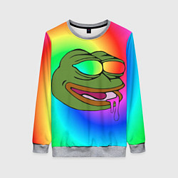 Женский свитшот Pepe rainbow