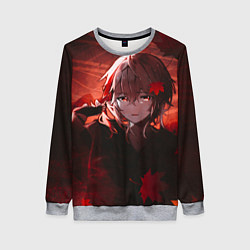 Женский свитшот Кадзуха в кленовых листьях