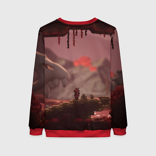 Женский свитшот Terraria Тэррария / 3D-Красный – фото 2