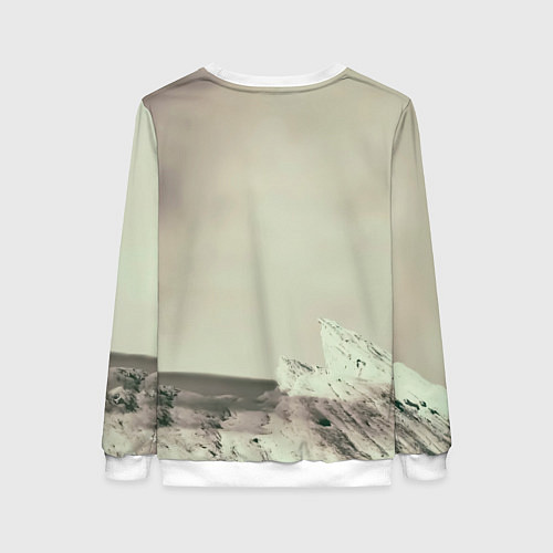 Женский свитшот Мумий Тролль Не помню зачем / 3D-Белый – фото 2