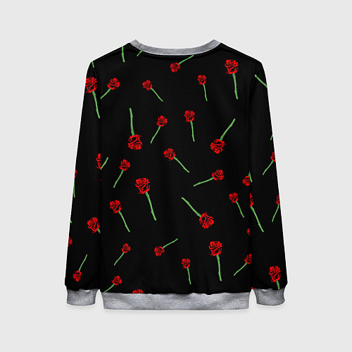 Женский свитшот MY CHEMICAL ROMANCE РОЗЫ MCR ROSES / 3D-Меланж – фото 2