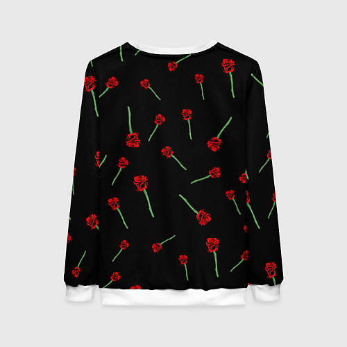 Женский свитшот MY CHEMICAL ROMANCE РОЗЫ MCR ROSES / 3D-Белый – фото 2