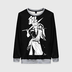 Женский свитшот Гинтоки Саката держит меч Гинтама