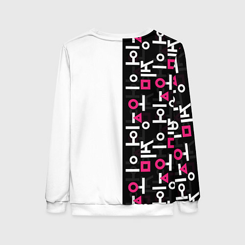 Женский свитшот Игра в кальмара: Стражи / 3D-Белый – фото 2