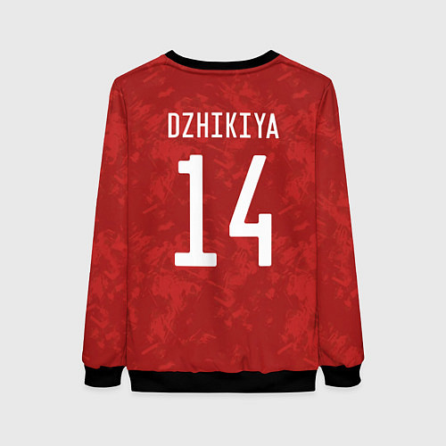 Женский свитшот Джикия, форма сборной России / 3D-Черный – фото 2