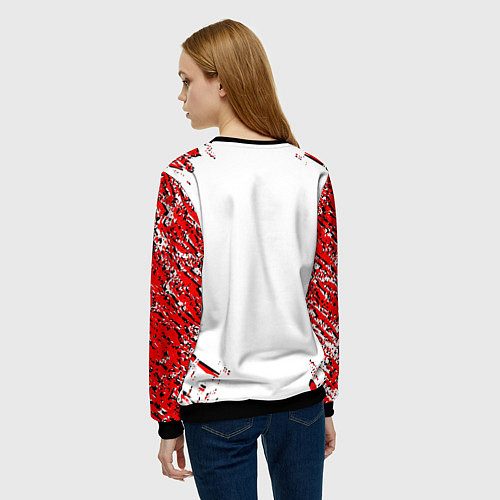 Женский свитшот Dragon ball / 3D-Черный – фото 4