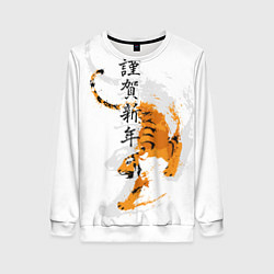 Женский свитшот Китайский тигр